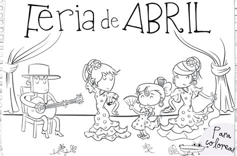 Dibujos de la Feria de Abril   Actividades para niños ...