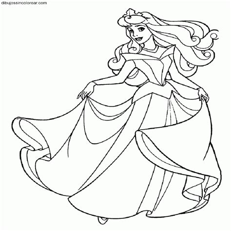 Dibujos De La Princesa Bella Para Colorear