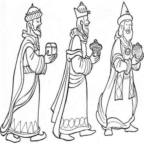 Dibujos De Los 3 Reyes Magos Para Colorear