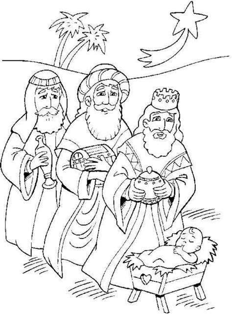 Dibujos de los Tres Reyes Magos para imprimir y colorear ...