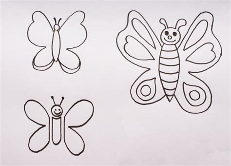 Dibujos de mariposas   Cómo dibujar una mariposa