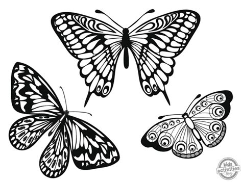 Dibujos de mariposas descargables para colorear | Blog F ...