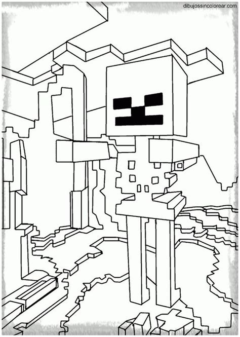 Dibujos de Minecraft para Imprimir y Colorear | Imagenes ...