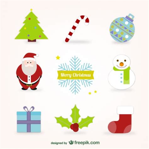 Dibujos de Navidad a color | Descargar Vectores gratis