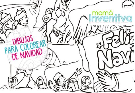 Dibujos de Navidad para Colorear | Mama Inventiva