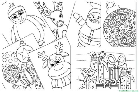 Dibujos de Navidad para imprimir   Web del maestro