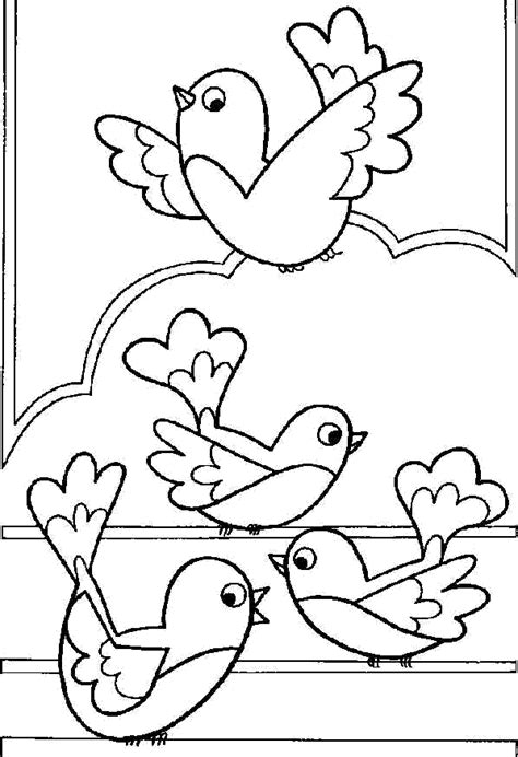 Dibujos de Pájaros para Colorear y Pintar ® Chiquipedia