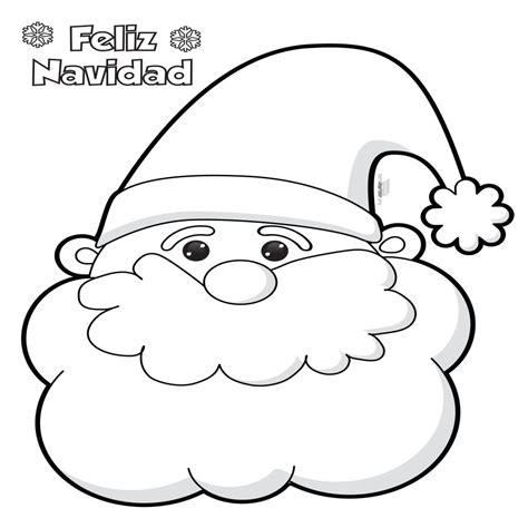 Dibujos De Papa Noel Coloreados Para Imprimir