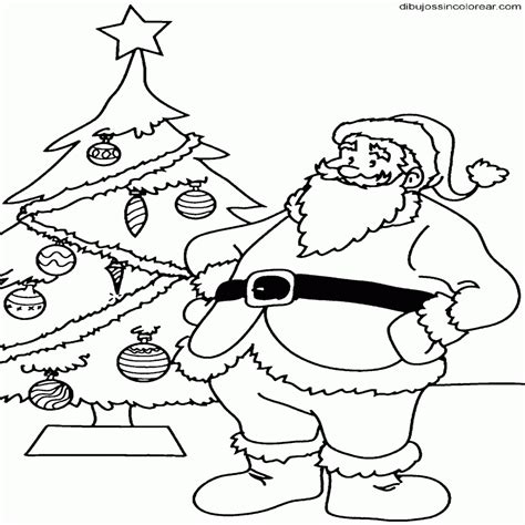 Dibujos De Papa Noel Coloreados Para Imprimir