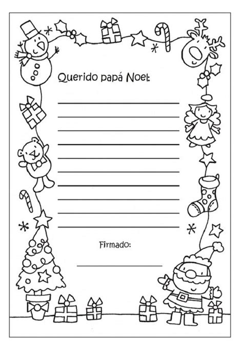 Dibujos de Papa Noel   Dibujos para colorear