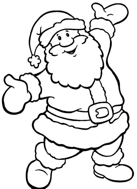 Dibujos de Papá Noel para colorear, dibujos de Santa Claus