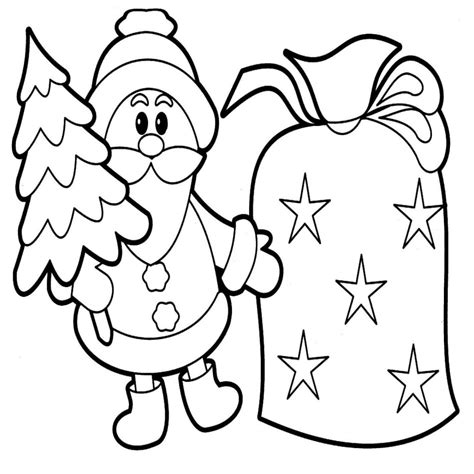 Dibujos De Papa Noel Para Colorear E Imprimir