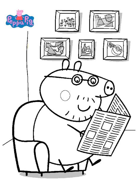 Dibujos de Peppa Pig para Imprimir y Colorear ⇒ ¡GRATIS!®