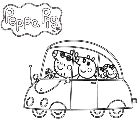 Dibujos de Peppa Pig para Imprimir y Colorear ⇒ ¡GRATIS!®
