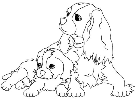 Dibujos de perros para colorear. Dibujos de razas de ...