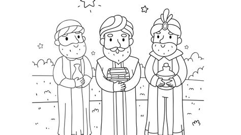 Dibujos de Reyes Magos para colorear   Hogarmania