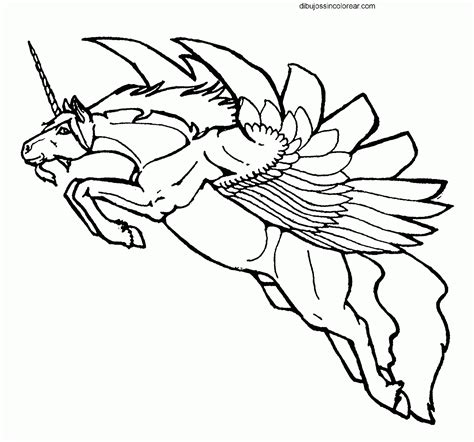 Dibujos de Unicornios para Colorear