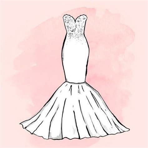 Dibujos de vestido de novia – Vestidos de noche populares ...