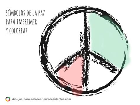 Dibujos Día de la Paz para colorear   Manualidades