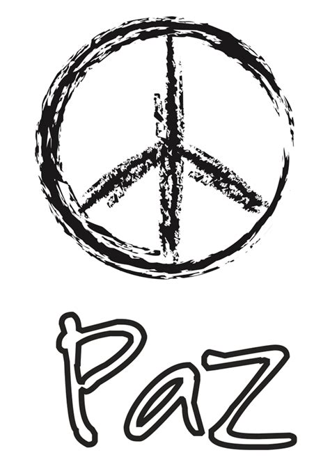 Dibujos Día de la Paz para colorear   Manualidades