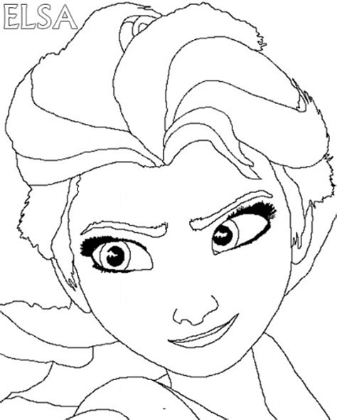 Dibujos Elsa y Anna para colorear | Tu sitio de Frozen