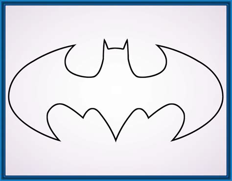 Dibujos Faciles de Batman para Imprimir y Colorear ...