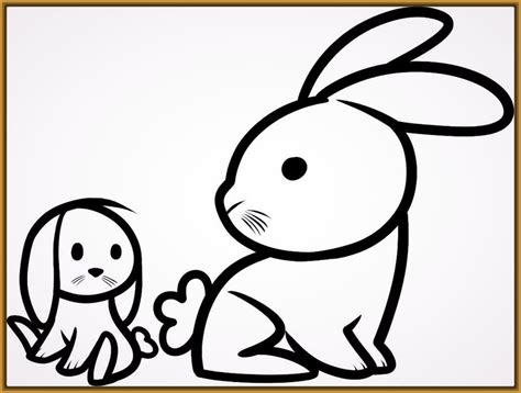 Dibujos Faciles De Conejos para Artistas | Imagenes de ...