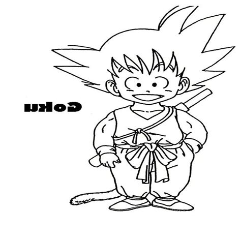 Dibujos Goku Para Colorear E Imprimir