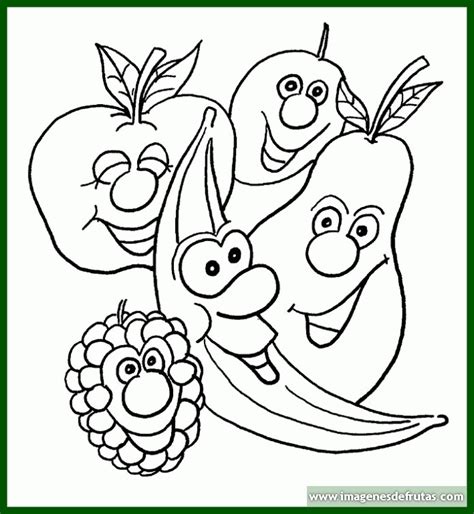 dibujos infantiles de frutas para colorear Archivos ...