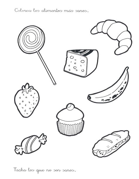 dibujos kawaii de comida para colorear imagui imagenes de ...
