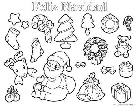 Dibujos navideños para colorear   Muchos dibujos navideños ...