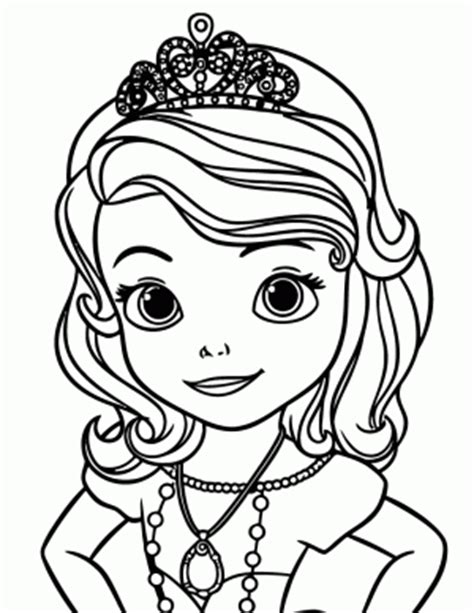 Dibujos Online para Colorear Gratis de Princesas