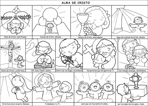 Dibujos para catequesis: ALMA DE CRISTO | Actividades Para ...
