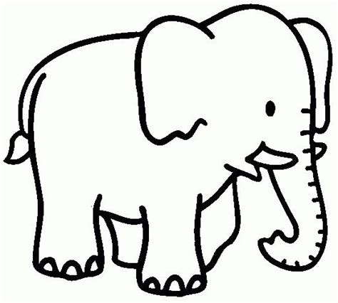 Dibujos para colorear animales salvajes | Elefante ...