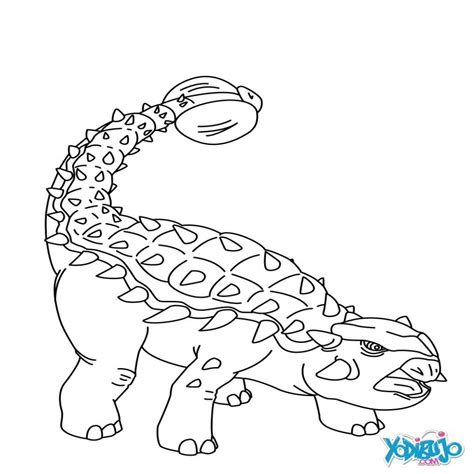 Dibujos Para Colorear Anquilosaurio Para Imprimir Es ...