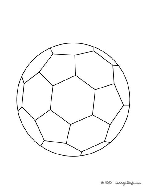 Dibujos para colorear balón de fútbol   es.hellokids.com