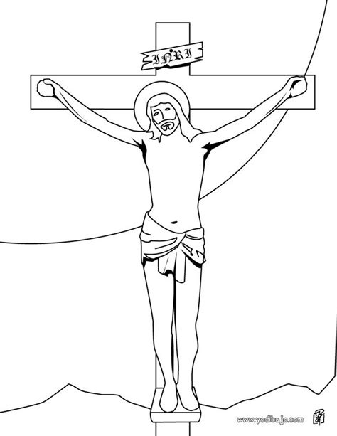 Dibujos para colorear crucifixión de jesús   es.hellokids.com