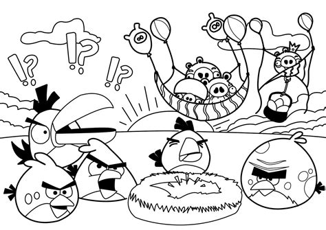 Dibujos para colorear de Angry Birds. DibujosWiki.com