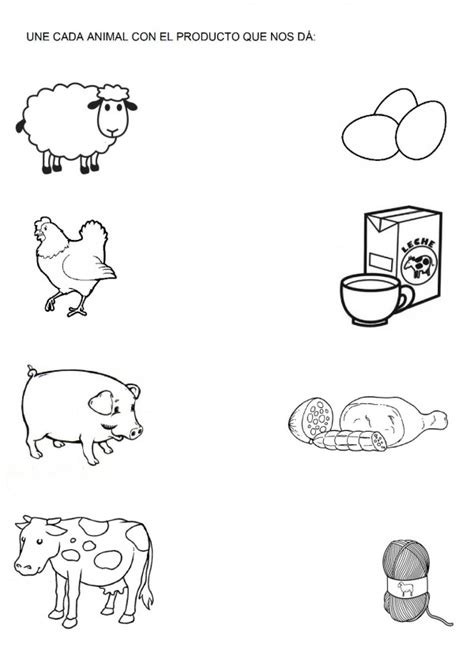 Dibujos Para Colorear De Animales Y Sus Derivados ~ Ideas ...