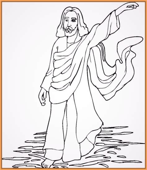 dibujos para colorear de jesus resucitado para niños ...