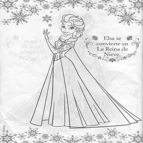 Dibujos Para Colorear De La Princesa Elsa