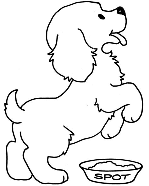 Dibujos para colorear de perros tiernos   Dibujo Y Pintura