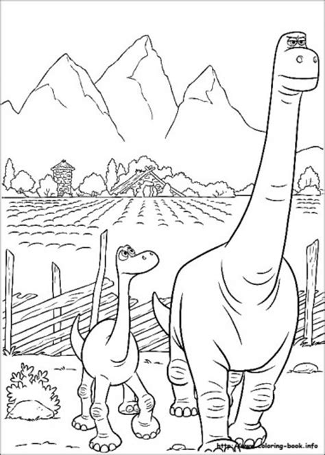 Dibujos para colorear de Un Gran Dinosaurio | Mi Barquito