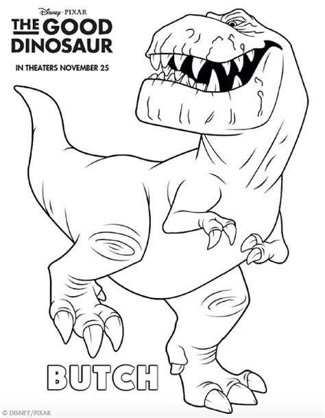 Dibujos para colorear de Un Gran Dinosaurio | Mi Barquito