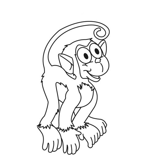 Dibujos para Colorear: Dibujos de Monos
