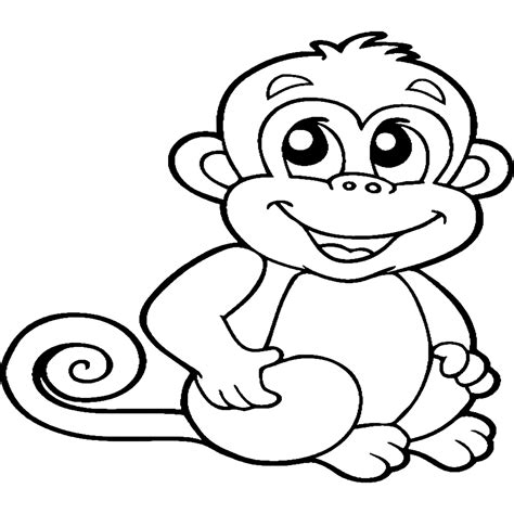 Dibujos Para Colorear Dibujos De Monos Para Imprimir ...