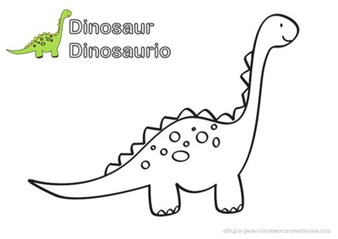 Dibujos para Colorear: Dinosaurio para colorear