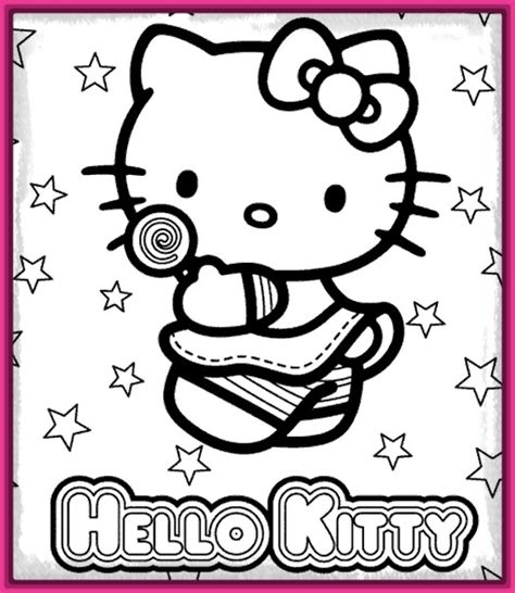 Dibujos para Colorear e Imprimir de Hello Kitty Muy ...