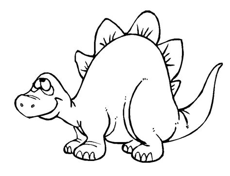 Dibujos para colorear estegosaurio para niños   es ...