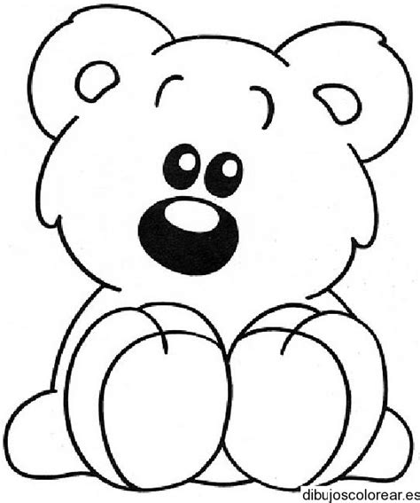 Dibujos para colorear faciles de osos   Imagui